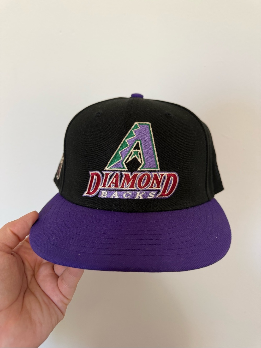 New Era Arizona Diamondbacks Black and Purple Snapback Hat